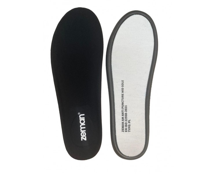 Zeman ANTIPERFOR palmilha removível antiperfuração Aramida + espuma EVA para sapatos de segurança