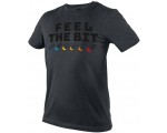 NEO TOOLS Мужская футболка с принтом, 100% хлопок, цвет черный Размер XL