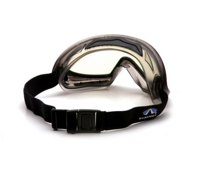 Capstone EGG504T, lunettes de protection, monture grise, verres transparents, sans buée