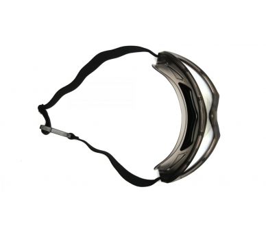 Capstone EGG504T, occhiali, montatura grigia, lenti trasparenti, antiappannamento