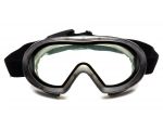 Capstone EG504DT, occhiali, montatura grigia, doppia lente trasparente, antiappannamento