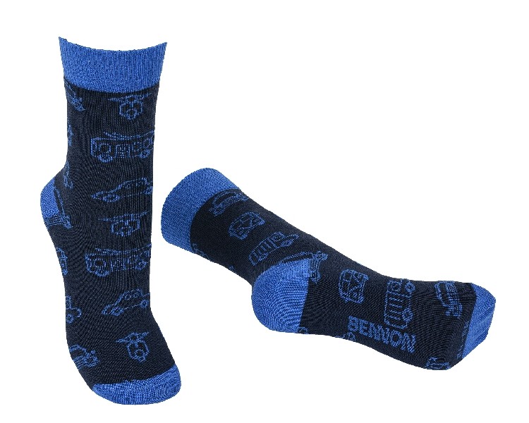 BENNONKY Car Socks blue