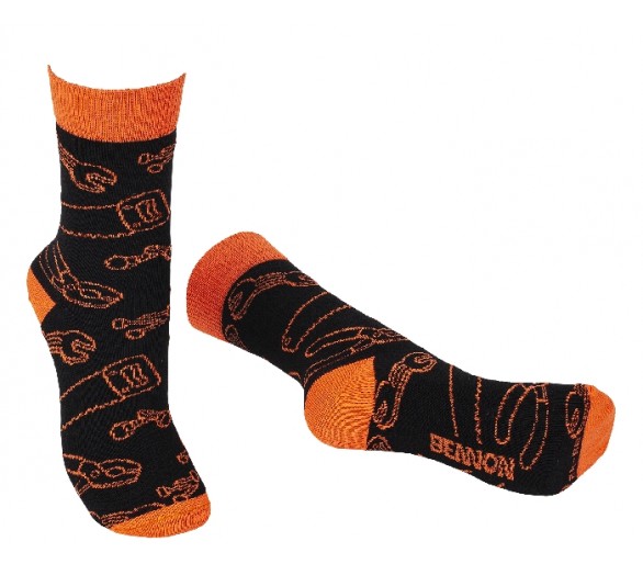 BENNONKY Tool Socks black/orange