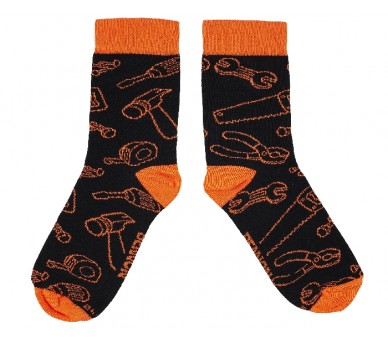 BENNONKY Ponožky na nářadí černo/oranžové