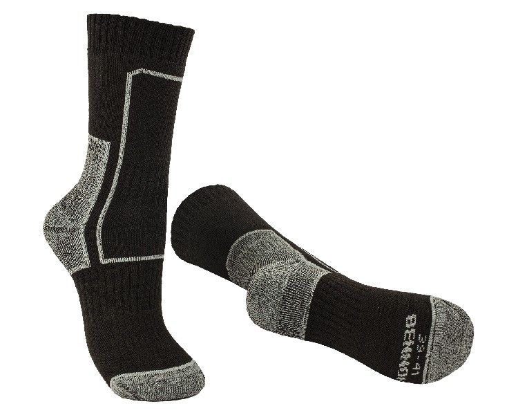 TREK Socke schwarz/grau