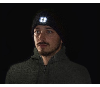 Cappello LED USB LUMOS Nero