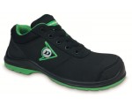 Dunlop FIRST ONE ADV Low PU-PU S3 - أحذية العمل والسلامة باللون الأسود والأخضر