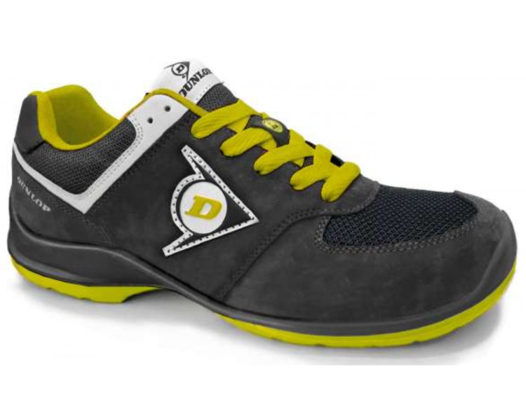 DUNLOP Flying Sword PU-PU ESD S3 - work and safety shoes black-yellow