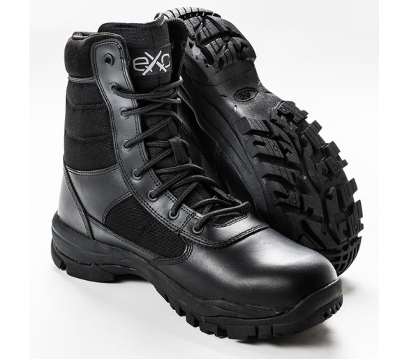 EXC Trooper 8.0 Černé profesionální vojenské a policejní boty