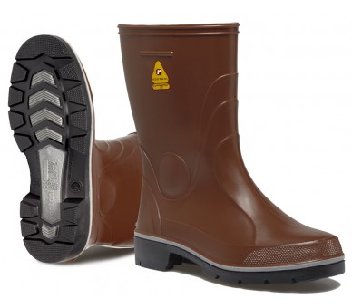 Pracovné a bezpečnostné gumené topánky RONTANI FARM brown