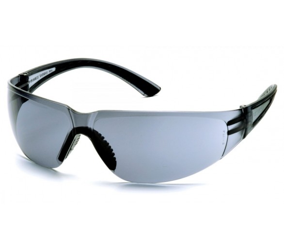 Cortez ESB3620S Gafas de seguridad, llantas negras, gris
