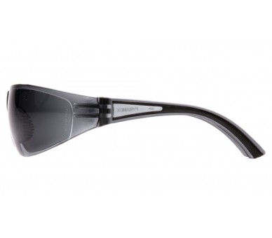 نظارات السلامة كورتيز ESB3620S، حواف سوداء، رمادي