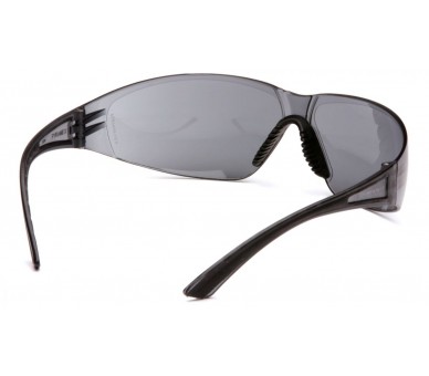 نظارات السلامة كورتيز ESB3620S، حواف سوداء، رمادي