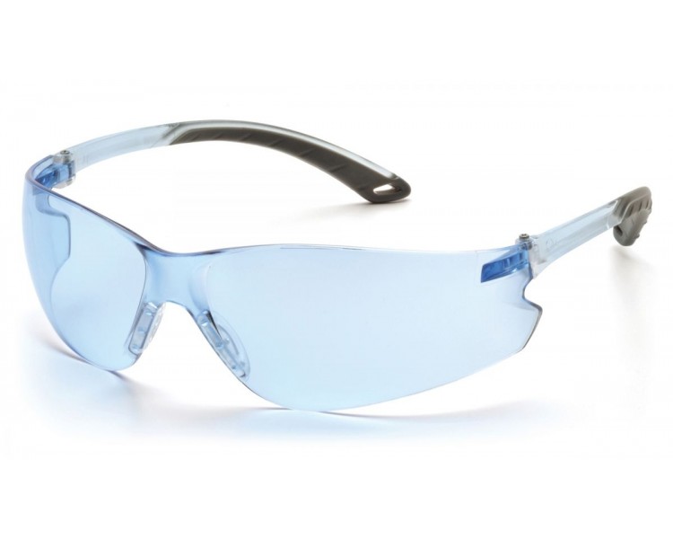 Itek ES5860S، نظارات السلامة، إطارات زرقاء/رمادية، أزرق فاتح