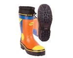 Safety rubber boots WOODCUTTER WINTER with chainsaw